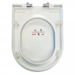 Azzurra Nuvola Soft Close Toilet Seat & Cover White NUV1800/F