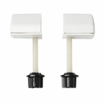 Celmac Sonata Standard Close Seat Only With Bottom Fixing Plastic Hinge White SSO51WH