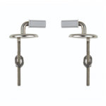 Celmac Flamenco Standard Close Toilet Seat & Cover With Top Fix Stainless Steel Hinge White 20120363