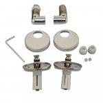 Kerasan Ego Soft Close Toilet Seat Hinge Set Chrome R108A06
