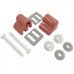 Celmac DPP1 Bottom Fixing Universal Bakelite Toilet Seat Hinge Set Pompadour DPP1-POM