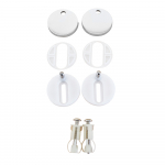 Nuie Bliss Soft Close With Quick Release Toilet Seat & Cover White NCH198