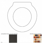 Ideal Standard Space Solid Wood Replacement Toilet Seat & Cover BB.IDE.SPA