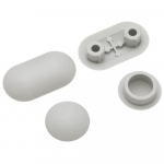 Villeroy & Boch Hommage Toilet Seat and Cover Buffer Set Grey 92208200