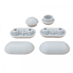 Villeroy & Boch Memento Toilet Seat & Cover Buffer Set Grey 92222900