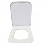 Villeroy & Boch Architectura Square Slimline Soft Close Quick Release Toilet Seat & Cover White 9M81S101