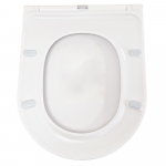 RAK Resort Maxi Slim Soft Close Quick Release Toilet Seat & Cover White RAKSEAT013