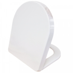 Pura Arco Compact Soft Close Toilet Seat With Cover Quick Release White SS1088SC