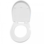 Duravit No.1 Compact Soft Closure Toilet Seat and Cover White 0026190000