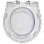 Esedra Bull 500 Soft Close Toilet Seat & Cover Thermoset White S035T040151