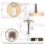 Vitra S20 Toilet Seat Hinge Set 420484