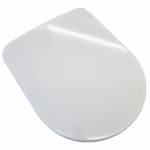B&Q Cooke & Lewis Alexas Soft Close Quick Release Toilet Seat & Cover White PQHA1288