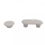 Gala Street Urea Toilet Seat And Cover Buffer Set White 5427100