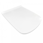 Duravit D-Code Vital Elongated Standard Close Toilet Seat & Cover White 0060410000