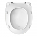 Pressalit 300 Slim Soft Close Toilet Seat & Cover White 1014000-DG6999
