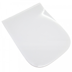 Geberit Smyle Square Slim Wrapover Soft Close Quick Release Toilet Seat & Cover White 500.687.01.1