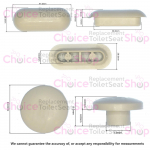 Villeroy & Boch Subway 2.0 Comfort Toilet Seat & Cover Buffer Set White 92212300