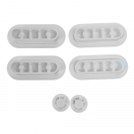 Grohe Euro Ceramic Toilet Seat and Cover Buffer Set White 49536000