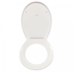 Twyford Alcona Bottom Fix Toilet Seat and Cover White AR7915WH