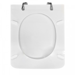 Dolomite Ebla Standard Close Toilet Seat & Cover Polyester Resin Colour Option S360P01/E