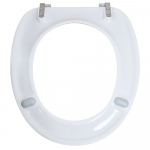Pressalit 2000 Standard Close Bottom Fixing Toilet Seat Without Cover White 49000-UN3999