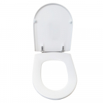 Pressalit Objecta D Standard Close Bottom Fixing Toilet Seat & Cover White 172011-BR7999