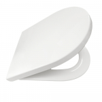 Roca The Gap Round Soft Closing Toilet Seat & Cover White A801D12001