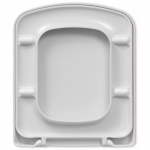 B&Q Cooke & Lewis Seattle Standard Close Toilet Seat & Cover White PSHA1348