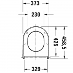 Duravit Soleil by Starck Soft Close Quick Release Toilet Seat & Cover White 0022390000