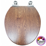 Silverdale Belgravia Soft Close Toilet Seat & Cover Solid Wood - Colour Options