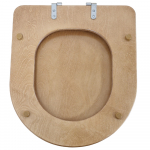 Gala Noble Standard Close Toilet Seat & Cover - Walnut 5161085
