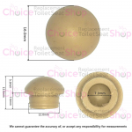 Pressalit Plan 824 Toilet Seat Lid Buffer Grey (Single) - A4003