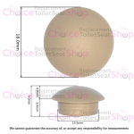 Pressalit Modern Art Toilet Seat Lid Buffer Grey (Single) - A4054