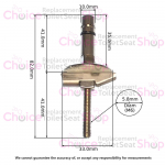 Ideal Standard Jasper Morrison Soft Close Toilet Seat Hinge Set Chrome EV220AA