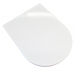 Vessini Opaz Soft Close Toilet Seat & Cover White VESW-05-7505