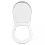 Axa One Standard Close Toilet Seat & Cover Thermoset White S019T01