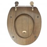 BC Sanitan Empire Toilet Seat Standard Hinge - Dark Oak VCSEAINHMOK