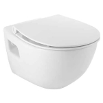Pressalit Inspira Uni Soft Close Bottom Fixing Toilet Seat & Cover White 1074000-D05999