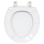 Lecico Oakley Standard Close Sta-Tite Toilet Seat & Cover White STWHOAK