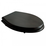 Galassia Ethos Soft Close Toilet Seat & Cover Polyester Resin Black 8482RM