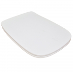 AXA White Jam Soft Close Toilet Seat & Cover Gloss White AF3301