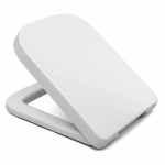 Lecico S6 Square Soft Close Quick Release Toilet Seat & Cover White STWHSCSQS6