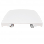 Gala Street Square Soft Close Toilet Seat & Cover White 5132301