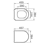 Vitra Integra Round Slim Soft Close Toilet Seat & Cover White 110-003-009
