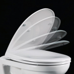Pressalit Scandinavia Plus Soft Close With Lift Off Bottom Fixing Toilet Seat & Cover Black 758001-D05999