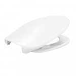 Celmac VIP Standard Close Toilet Seat & Cover with Bottom Fix Plastic Hinge White 20721922