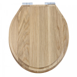 Tavistock Vitoria Soft Close Solid Oak Toilet Seat TS850NOSC
