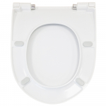 Vitra Sonic Slim Soft Close Quick Release Toilet Seat & Cover White 220-003R009