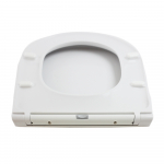 Euroshowers Middle D Slimline Soft Close Toilet Seat & Cover White 87710