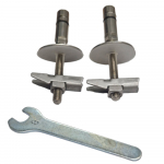 Ideal Standard Jasper Morrison Soft Close Toilet Seat Hinge Set Chrome EV220AA